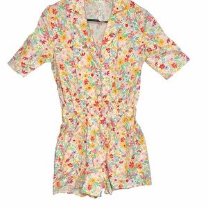 Sadie & Sage Floral Multicolor Romper